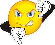 thumbs down