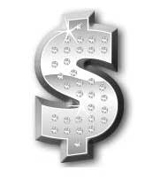 Silver Dollar Sign Symbol